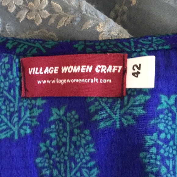 Silk India dress 42 - Picture 3 of 7